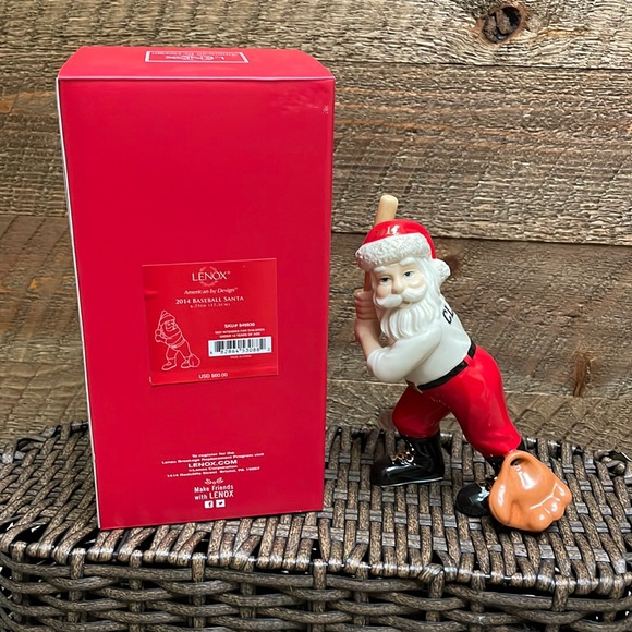 Lenox American by Design “2014 Baseball Santa” Figurine COLLECTIBLE - Picture 2 of 14